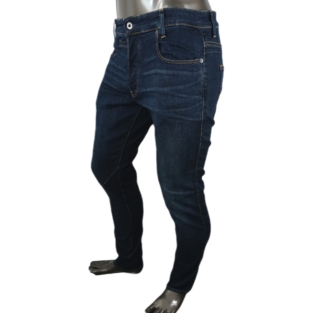 G-Star Raw Men's D-STAQ Slim fit Blue Jeans - Picture 2 of 6
